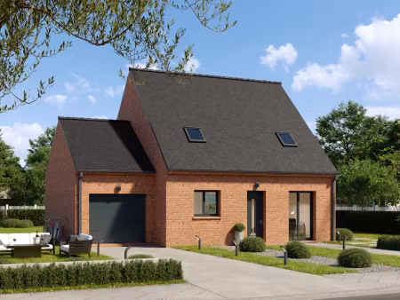 vente maison neuve 5 pièces 90 m² à lallaing (59167)  249 344 €