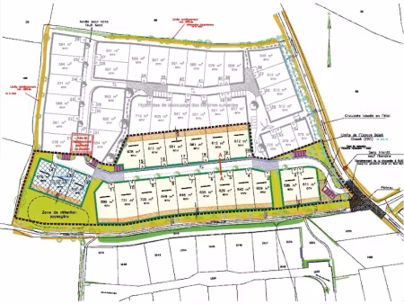 vente terrain 510 m² à parné-sur-roc (53260)  43 350 €