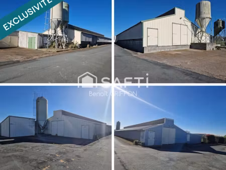 vente locaux professionnels 9 pièces 4290 m² à boussay (44190)  350 000 €