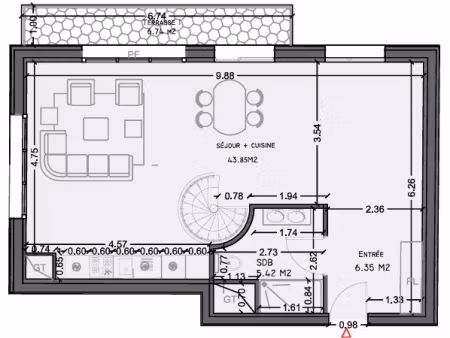 vente appartement 4 pièces 106 m² à morsang-sur-orge (91390)  499 000 €