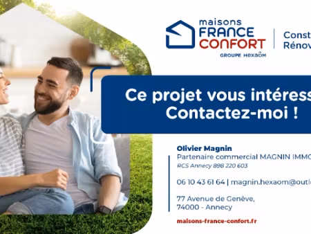 vente terrain 900 m² à versonnex (74150)  130 000 €