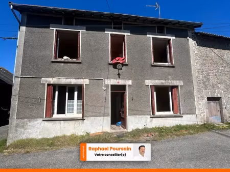 vente maison 5 pièces 114 m² à bersac-sur-rivalier (87370)  99 000 €