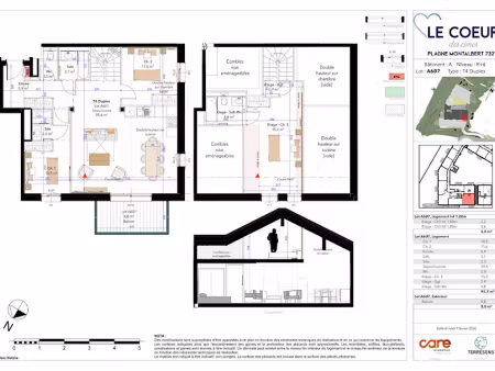 vente appartement 4 pièces 101.5 m² à la plagne (73210)  850 000 €