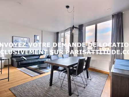 location meublée appartement 4 pièces 70 m² à paris 16ème (75016)  2 900 €