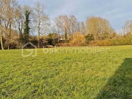 vente terrain 2576 m² à saubole (64420)  60 000 €