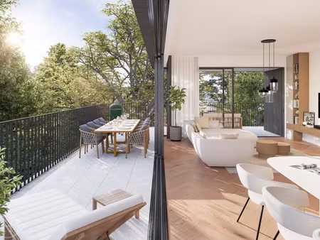 modern appartement met 2 terrassen