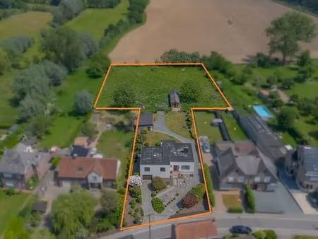 hillegem -architectenwoning met 3 slp/garage en weide op 48a