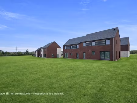 maison 3 facades neuve sur 3 ares 75 ca - peb a