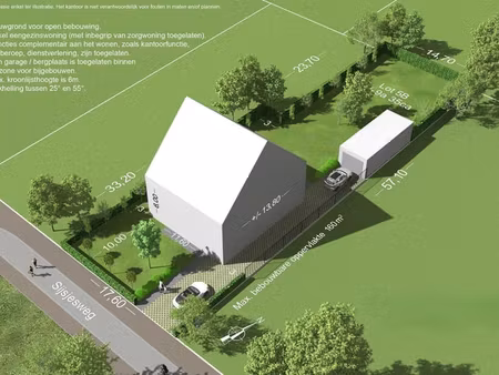 bouwgrond voor open bebouwing op perceel van 935m² te kee...