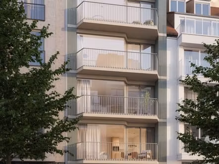 nieuwbouwappartement met terras  1e verdiep - grassi knokke