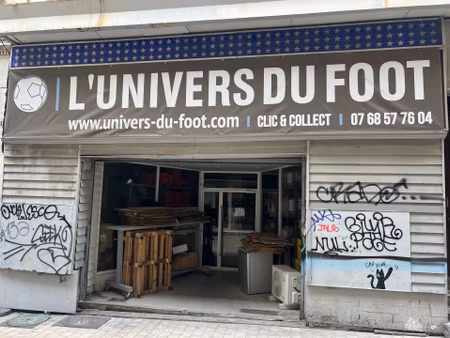 marseille 1er - murs de commerce centre ville