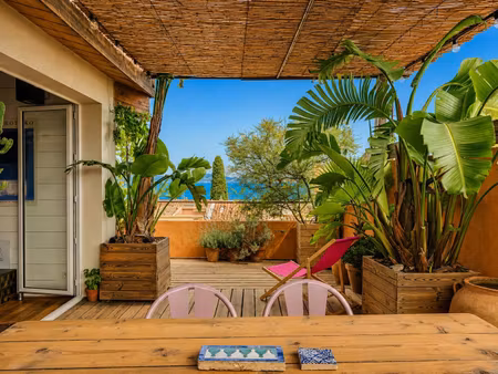 la ciotat — maison de charme avec terrasses vue mer - cœur de ville