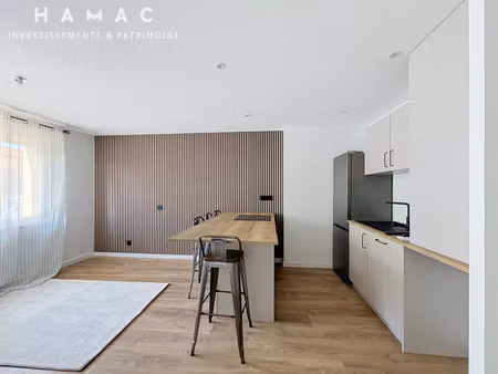 appartement refait à neuf 3 pièces à la tour-de-salvagny dpe c - climatisation - balcon - 