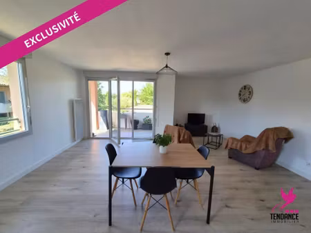 saint-jory – t4 lumineux avec terrasse  balcon et 2 places de parking.