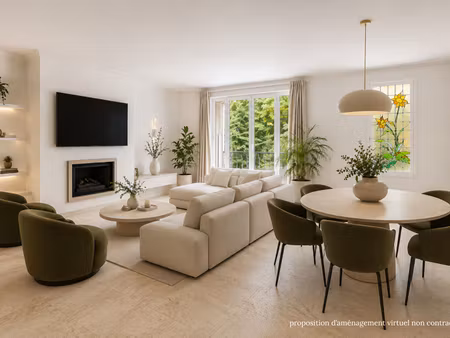 neuilly sur seine - pasteur - 120 m2 - 3 chambres - balcon