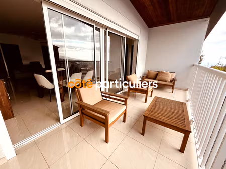 a louer - t4 meuble - varangue + parking - ravine des cabris