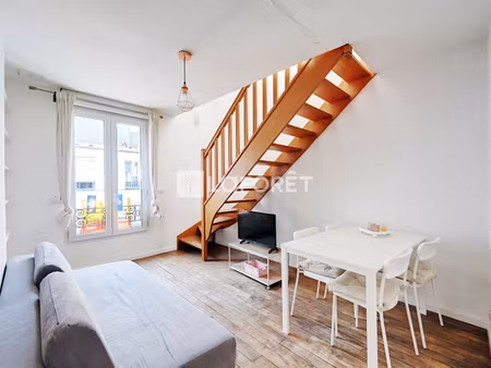 charmant duplex au dernier étage - entre pernety et mairie du 14ème