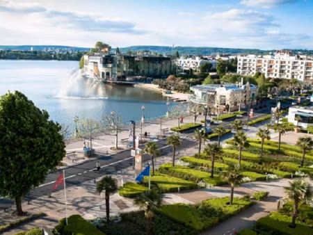 enghien les bains neuf t1 37m2 + jardins 8 5m² + terrasse 14m² + parking