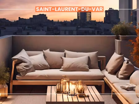 vente appartement neuf 2 pièces 43m2 saint-laurent-du-var - 310000 € - surface privée