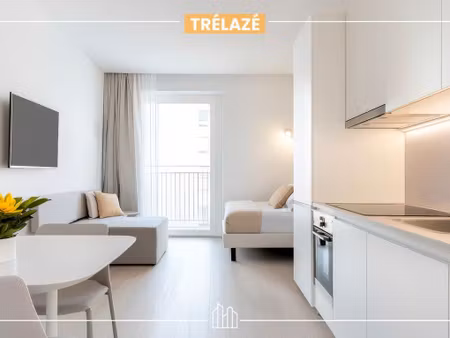 vente appartement neuf 1 pièces 19m2 trélazé - 121900 € - surface privée