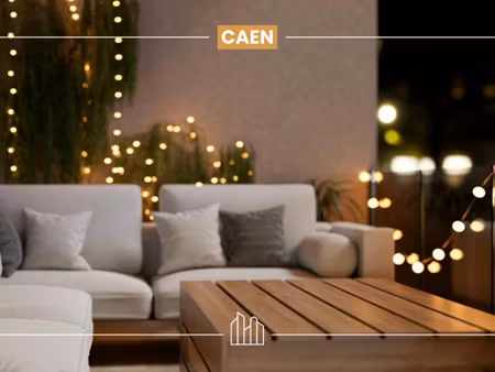 vente appartement neuf 2 pièces 42m2 caen - 188900 € - surface privée