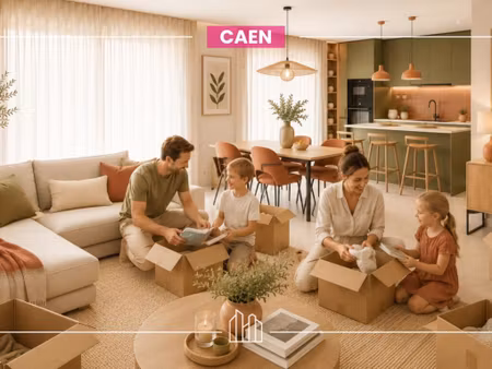vente appartement neuf 3 pièces 64m2 caen - 240000 € - surface privée