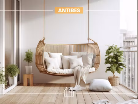 vente appartement neuf 3 pièces 61m2 antibes - 460000 € - surface privée