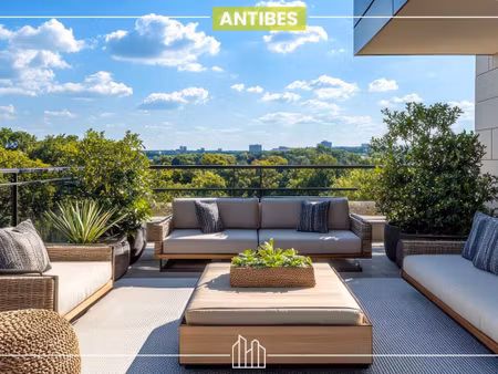 vente appartement neuf 3 pièces 61m2 cap d'antibes - 450000 € - surface privée