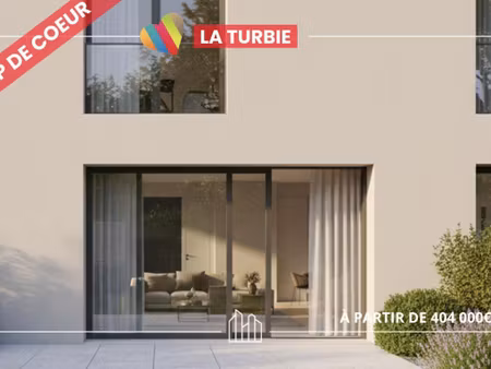 vente appartement neuf 2 pièces 49m2 la turbie - 420000 € - surface privée