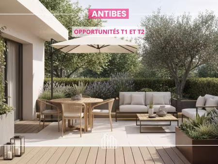 vente appartement neuf 2 pièces 35m2 antibes - 240000 € - surface privée