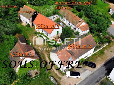 vente maison 6 pièces 322 m² coutansouze (03330)