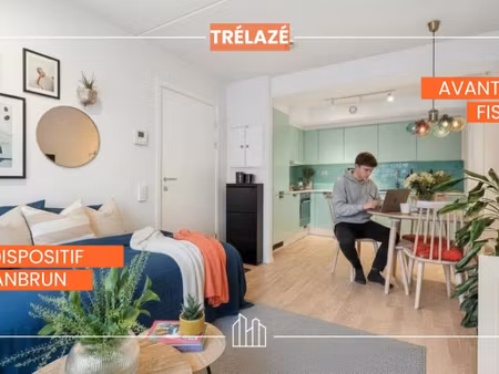 vente appartement neuf 1 pièces 20m2 trélazé - 122900 € - surface privée