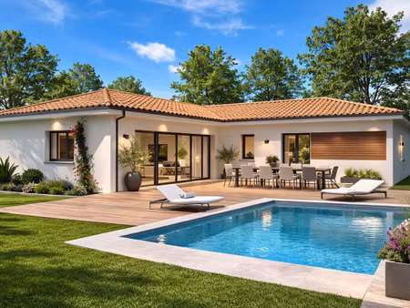vente maison à construire 90 m² saint-savin (33920)