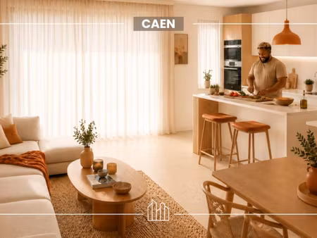 vente appartement neuf 2 pièces 47m2 caen - 194000 € - surface privée