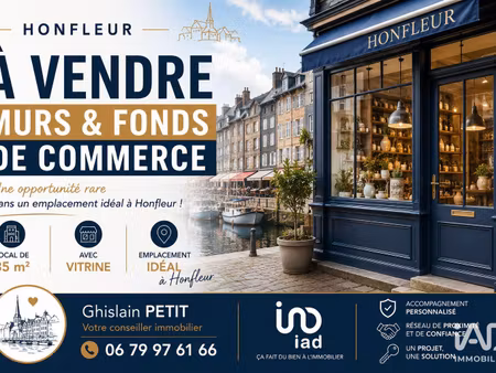 vente commerce 35 m² honfleur (14600)