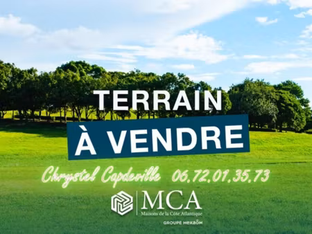 vente terrain 900 m² saint-aubin-de-médoc (33160)