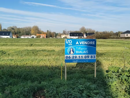 vente terrain 2202 m² blessy (62120)