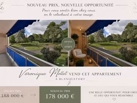 vente appartement 4 pièces 81 m² blanquefort (33290)