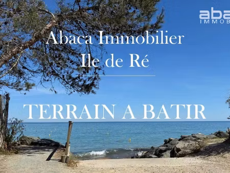 vente terrain 230 m² saint-clément-des-baleines (17590)