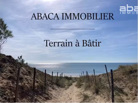 vente terrain 460 m² saint-clément-des-baleines (17590)