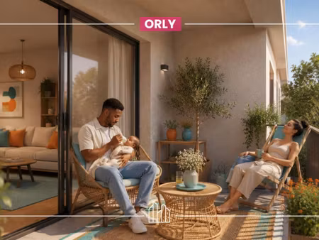 vente appartement neuf 3 pièces 67m2 orly - 339000 € - surface privée