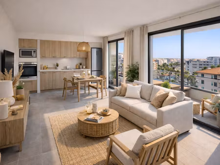vente appartement 2 pièces 60 m² cavalaire-sur-mer (83240)