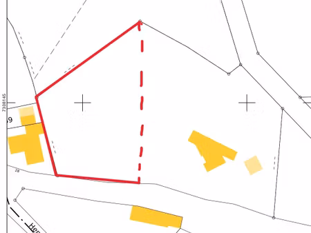 vente terrain 1500 m² pleumeur-bodou (22560)