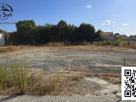 vente terrain 637m2 la jarrie 17220 - 210000 € - surface privée