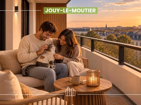vente appartement neuf 2 pièces 41m2 jouy-le-moutier - 189750 € - surface privée