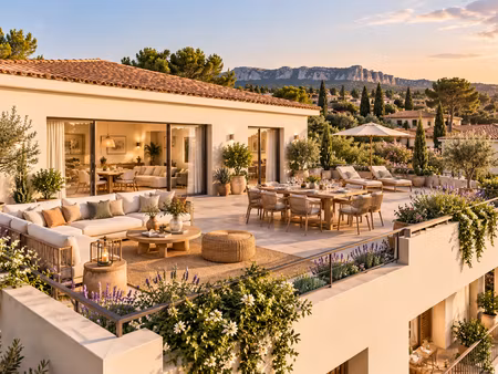 roquefort la bédoule - magnifique terrasse pour ce t4 - avant première