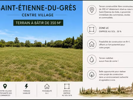 annonce terrain à vendre