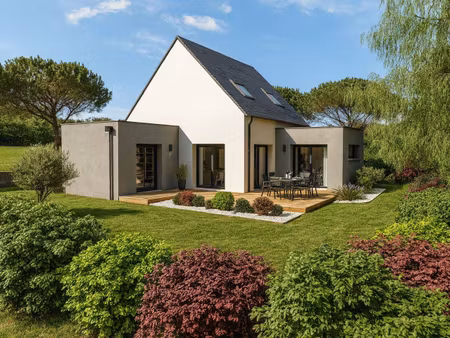 terrain avec maison neuve à vendre