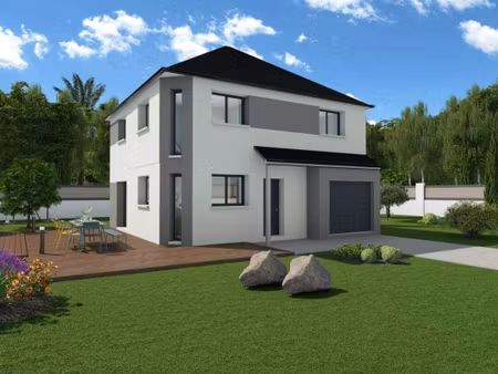 terrain avec maison neuve à vendre