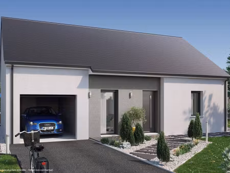 terrain avec maison neuve à vendre